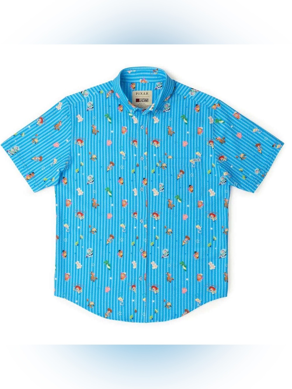 Disney Pixar Toy Story RSVLTS-andy’s playtime pals shortsleeve button up 3XL